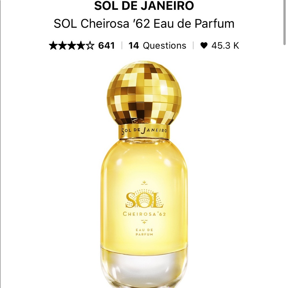 NWT Sol De Janiero Perfume